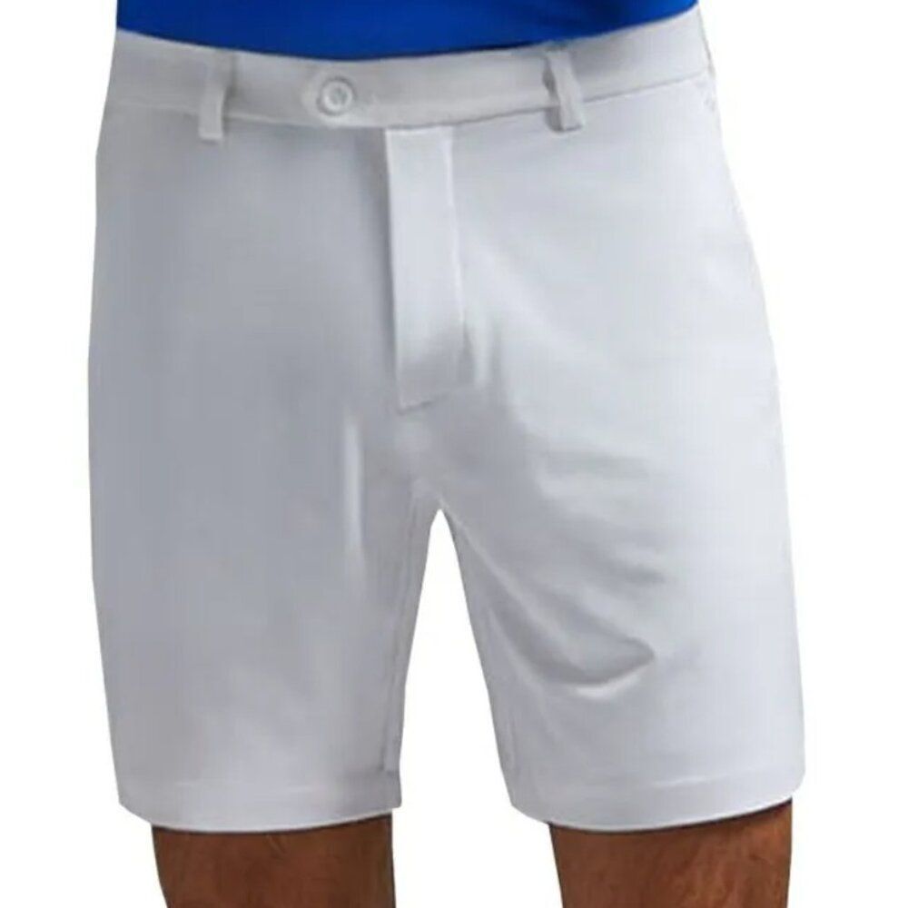 G/Fore Mens Maverick 4-Way Stretch Lined Shorts Size 38 White Golf Performance